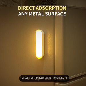 Smart <strong>Sensor</strong> Light Magnetic <strong>LED</strong> Wall Bedroom Wardrobe <strong>LED</strong> Night Light USB Rechargeable Automatic <strong>Sensor</strong> <strong>Motion</strong> <strong>Sensor</strong> - Product Image 3
