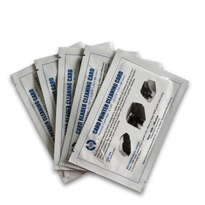 Nettoyage hôtel porte serrure <span class=keywords><strong>lecteur</strong></span> de <span class=keywords><strong>carte</strong></span> nettoyant CR80 adhésif payer à la pompe crédit/<span class=keywords><strong>carte</strong></span> de débit <span class=keywords><strong>lecteur</strong></span> cartes de nettoyage - Product Image 1