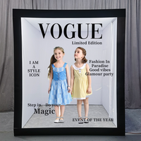 Livraison gratuite en 48h, boîte photo Vogue, selfie vidéo, accessoires gratuits, trépied de 21,5 pouces, boîte photomaton