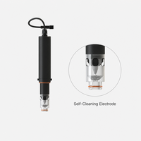 Sensor Digital de Cloro Residual Autolimpiante, Sin Membrana, Tres Electrodos, RS485 4-20mA para Tratamiento de Agua