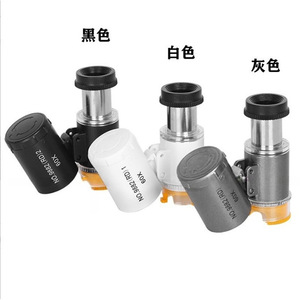 กล้องจุลทรรศน์ขนาดเล็ก 60 เท่า, กำลังขยายสูงพร้อมไฟ LED ตรวจธนบัตร, แว่นขยายความละเอียดสูงพิเศษสำหรับ - Product Image 3