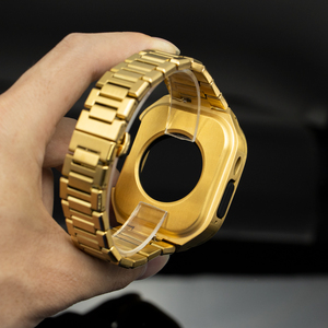 Dây đeo bằng thép không gỉ cho iWatch trường hợp sang trọng cho Apple xem ban nhạc siêu 49mm <span class=keywords><strong>Mod</strong></span> Kit Silicone cao su ban nhạc đồng hồ vòng đeo tay - Product Image 3