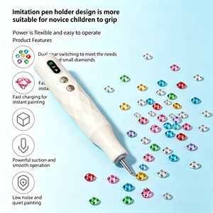 Stylo de Peinture Diamant Portable Sans Fil, Conception Ergonomique, Technologie d'Aspiration, Recharge Rapide en 2H pour Dessin au Point et Peinture - Product Image 1