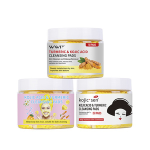 Dischetti Detergenti alla Curcuma con Acido Kojico, 50 Pezzi per Macchie Scure, Schiarenti ed Esfolianti - Product Image 3