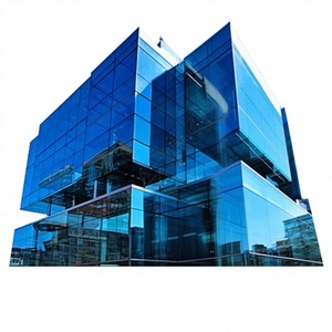 Villa résidentielle de luxe avec mur-rideau en verre trempé, cadre invisible, revêtement décoratif, triple <span class=keywords><strong>vitrage</strong></span> rempli d'argon, écologique - Product Image 1