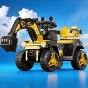 حفارة كبيرة الحجم 2 في 1 للأطفال موديل 2026، سيارة لعبة تعمل بالبطارية مع جهاز تحكم عن بعد - Product Image 4