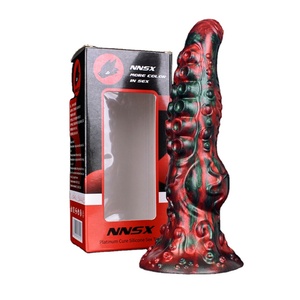 Dildo de silicona con ventosa, diseño de pulpo, pene de fantasía, plug anal, tentáculo realista, juguetes sexuales para adultos para juego vaginal y anal - Product Image 1