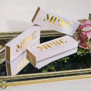 Wholesale Custom incense make up rigid box luxury gift magnetic paper cardboard box packaging With magnet