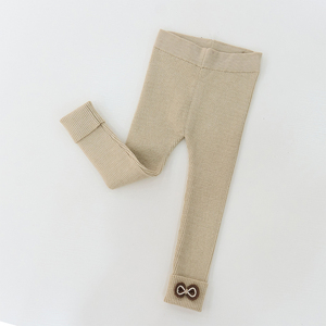 Di alta qualità Pit Stripe Texture flangiatura Design ragazza <span class=keywords><strong>Leggings</strong></span> ragazze pantaloni larghi pantaloni per ragazza - Product Image 4