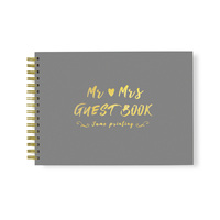 Cuaderno Espiral Personalizado con Cubierta de Papel y Tela para Registro de Asistencia, Libro de Visitas