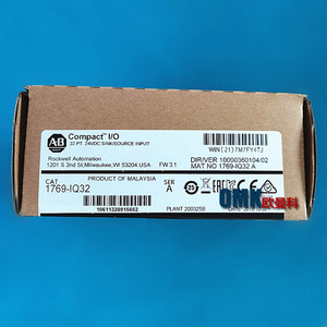 โมดูลอัตโนมัติอุตสาหกรรม Rockwell Automation Compact I O 1769 IQ32 32 Pt 24Vdc Sink Source Input - Product Image 1