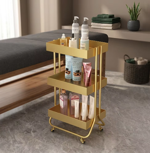Chariot de Salon de Beauté Moderne de Haute Qualité, Chariot Roulant pour Tatouage, Plateau en Aluminium, Hauteur Réglable, Meuble de Salon à 4 Roues - Product Image 1