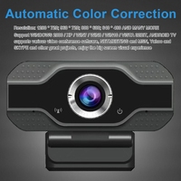Webcam HD 1080P, kamera Web pintar mikrofon tanam USB Streaming kecantikan kamera langsung untuk komputer Android TV