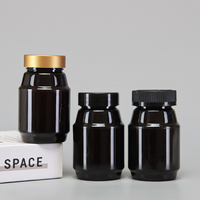 Conteneur de vitamines en plastique de 200 ml avec logo personnalisé, flacon à pilules, flacon à médicaments avec bouchon de sécurité pour enfants