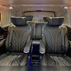 Asientos de Auto de Lujo de Fabricación Propia, Asiento de Cuero VIP Personalizado Tipo <span class=keywords><strong>Maybach</strong></span> para Camioneta de Lujo Vito - Product Image 5