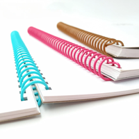 Bande de reliure spirale A4 grande capacité 30 trous, anneau de reliure simple pour carnet, reliure plastique DIY pour bureau et papier