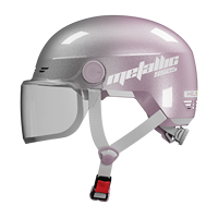 Casque de moto électrique unisexe léger, modèle PR0202M, certifié 3C, ABS+EPS, design dégradé métallique