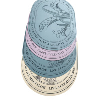 Set de table en silicone sans BPA de haute qualité Logo personnalisé Matériau en cuir écologique Nouvelles formes rondes et ovales pour table