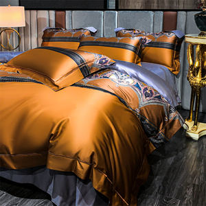 Ensemble de literie quatre pièces en Satin de coton léger 700TC de luxe 2023 en coton à fibres longues <span class=keywords><strong>140</strong></span>, nouveauté 100 - Product Image 5