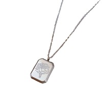 Collana in acciaio inossidabile di lusso con colletto Versatile di lusso a diamante pieno