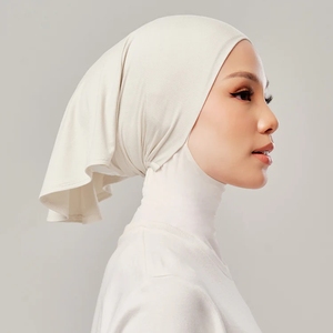Nouveau Foulard <span class=keywords><strong>Hijab</strong></span> Personnalisé en Gros, Chapeau en Coton Jersey Respirant, <span class=keywords><strong>Hijab</strong></span> Intérieur Modal Musulman Malaisien pour Femmes Musulmanes - Product Image 3