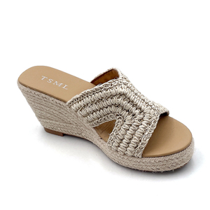 Calzado Casual Femenino con Suela <span class=keywords><strong>de</strong></span> Goma Suave Personalizado, Zapatos <span class=keywords><strong>de</strong></span> Plataforma <span class=keywords><strong>de</strong></span> Verano al por Mayor para Mujer, Sandalias <span class=keywords><strong>de</strong></span> Cuña <span class=keywords><strong>de</strong></span> Alta Calidad para Dama - Product Image 3
