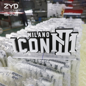 Cao minh bạch tinh thể rõ ràng Acrylic chữ thủy tinh như xuất hiện cho sang trọng bán lẻ hiển thị showroom trang trí nội thất và Spa Trung Tâm - Product Image 2