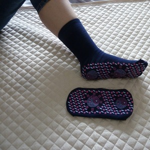 Thermal Socks Mid Calf Women Warmth Massage Health Care Feet Sock - Product Image 1