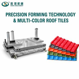 Máquina para fabricar láminas de tejas esmaltadas de plástico PVC <span class=keywords><strong>ASA</strong></span> /PMMA - Product Image 3