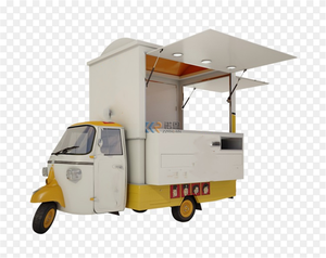 Ape Food Truck Trailer Street Beer Bar Ice Cream Bubble Tea Coffee <b>Cart</b> Tricycle Vending Kiosk Van - Product Image 5