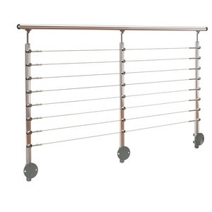 Rampe de balcon extérieure en acier inoxydable de 42 pouces, installation facile, ne rouille pas, pour <span class=keywords><strong>balustrade</strong></span> et garde-corps - Product Image 4