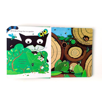 Offre Spéciale personnalisé ascenseur le rabat livres enfants livre le jardin enfants anglais histoire conseil livre service d'impression
