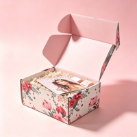 Boîtes d'expédition pliables en carton ondulé imprimées sur mesure, emballage d'expédition de luxe pour parfums, produits de beauté, cosmétiques, vêtements