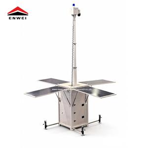 Tour <span class=keywords><strong>de</strong></span> surveillance compacte pour chantiers extérieurs, quatre <span class=keywords><strong>panneaux</strong></span> <span class=keywords><strong>solaires</strong></span>, tour <span class=keywords><strong>de</strong></span> vidéosurveillance mobile solaire <span class=keywords><strong>à</strong></span> <span class=keywords><strong>vendre</strong></span> - Product Image 4
