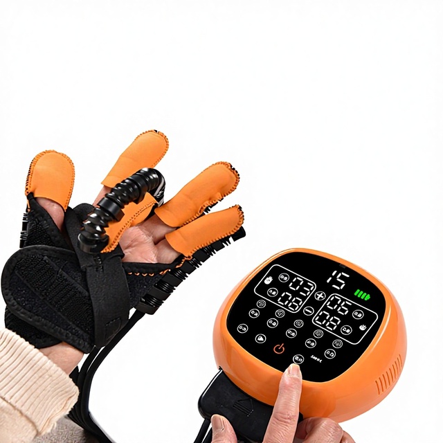 High End Robot Gloves for Finger Segmentation Training and Rehabilitation Training