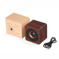 Venta al por mayor altavoz inalámbrico Retro colorido portátil inalámbrico Bocinas Bluetooth Vintage altavoz de madera