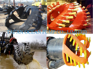 Drague à coupe et aspiration personnalisée avec tête de coupe, <span class=keywords><strong>barge</strong></span> de dragage à pompage de sable à vendre - Product Image 6