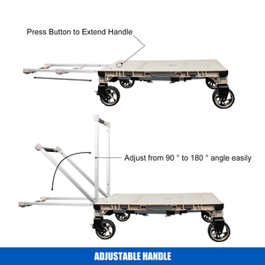 Hot Sell Brand New Multi-functional Camping <b>Table</b> Dolly With Removable Casters With 100kg Capacity , Outdoor Product, - Product Image 5