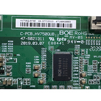 Placa Controladora LCD BOE HV750QUB-F90 TCON para Televisores LCD de 75 Pulgadas, Panel LED, Reemplazo de Placa de Conexión T-CON