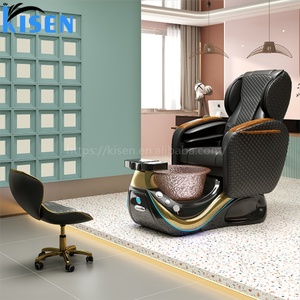 Sillón de Pedicura KISEN de Lujo con Hidromasaje Eléctrico Ajustable sin Tuberías, Spa para Pies y Masaje Corporal Completo - Product Image 4