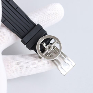Luxury New Style Steel Case White Dial Black Rubber Strap Luminous Waterproof Automatic Sapphire Crystal Mens Mechanical Watch - Product Image 5
