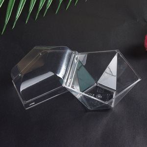 Tasse à mousse en forme d'étoile jetable de 105 ML tasse en plastique transparente pour pouding crème glacée <span class=keywords><strong>yaourt</strong></span> gelée - Product Image 2