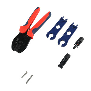 Kit d'outils de sertissage photovoltaïque, pince à sertir pour fil d'acier 10 Awg avec poignée souple pour l'installation de câbles solaires - Product Image 4