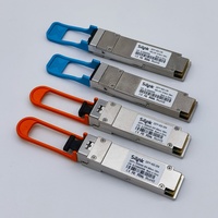 Modul Transceiver Optik Cisco QSFP-40G-LR4 Kompatibel QSFP+ 40GBASE-LR4 1310nm 10km DOM Duplex LC SMF