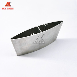<span class=keywords><strong>Lame</strong></span> de persienne solaire en <span class=keywords><strong>aluminium</strong></span> aérodynamique verticale mobile de forme ovale avec finition usinée anodisée pour façade, fenêtre, <span class=keywords><strong>pergola</strong></span> - Product Image 4