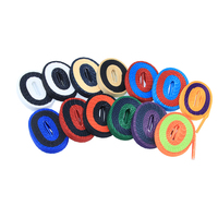 Lacets plats personnalisés Weiou 8 mm, paire, deux extrémités de la même couleur, imprimé animal, polyester, longueur et largeur personnalisables, couleur personnalisée, chaussures