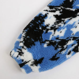 Jaket bulu halus hangat musim dingin desain baru jaket Sherpa bulu domba cetak kustom/timbul Logo bulu domba jaket pria - Product Image 5