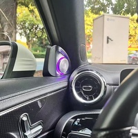 Nouveau kit de mise à niveau d'éclairage ambiant personnalisé, tweeter rotatif 4D, cache-haut-parleur, éclairage ambiant pour Mercedes Ben-z Classe CLA W118