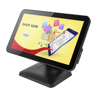 Système POS tout-en-un pliable LICON avec écran tactile capacitif de 15,6 pouces, Intel I5, Windows 10/11, OEM/ODM, Wi-Fi 6, garantie 1 an
