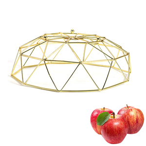 Mode créatif <span class=keywords><strong>bureau</strong></span> maison support <span class=keywords><strong>de</strong></span> banane en métal cuivre placage Fer fruits <span class=keywords><strong>panier</strong></span> - Product Image 2